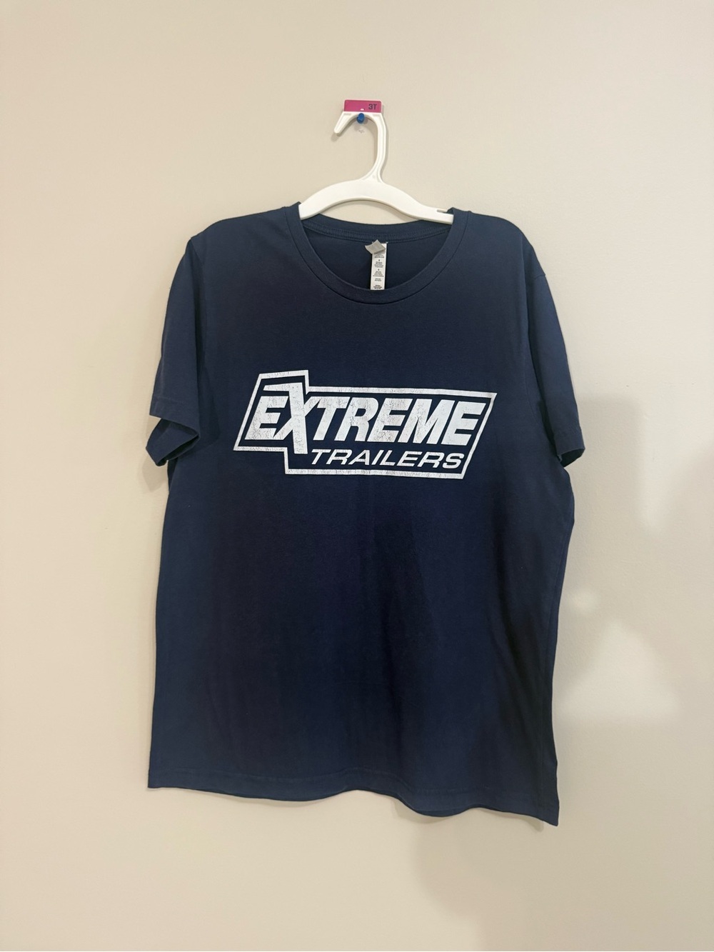 Extreme Trailers Men’s Size Medium Blue T-Shirt, Runs Smaller than on the tag